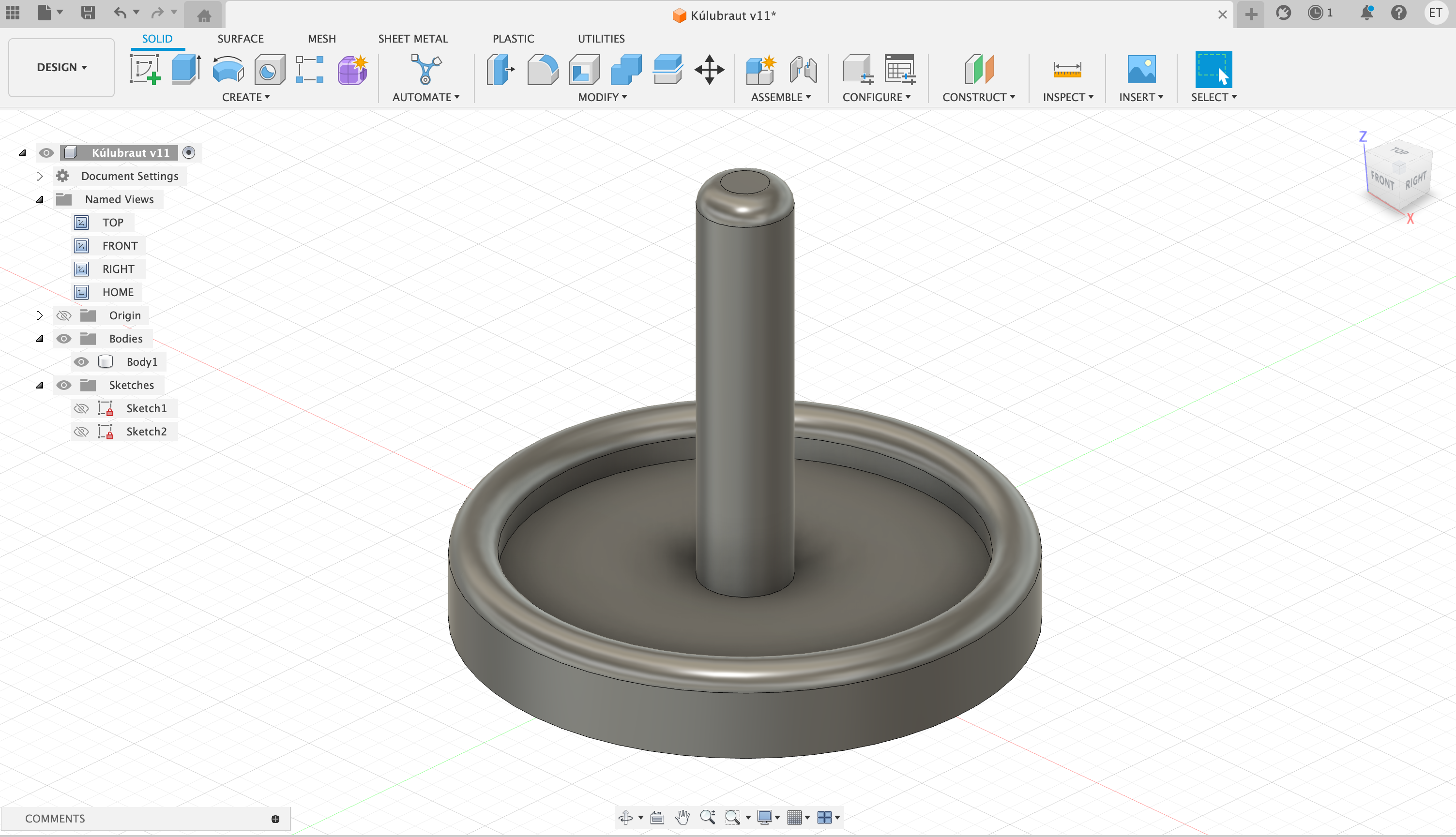 Súla extrude